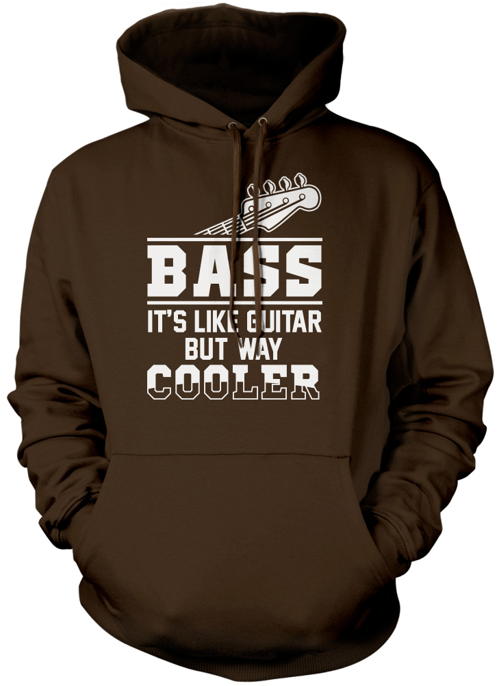 Bass Its Like Guitar But Way Cooler Bassiest Unisex Hoodie - Bild 5 von 7