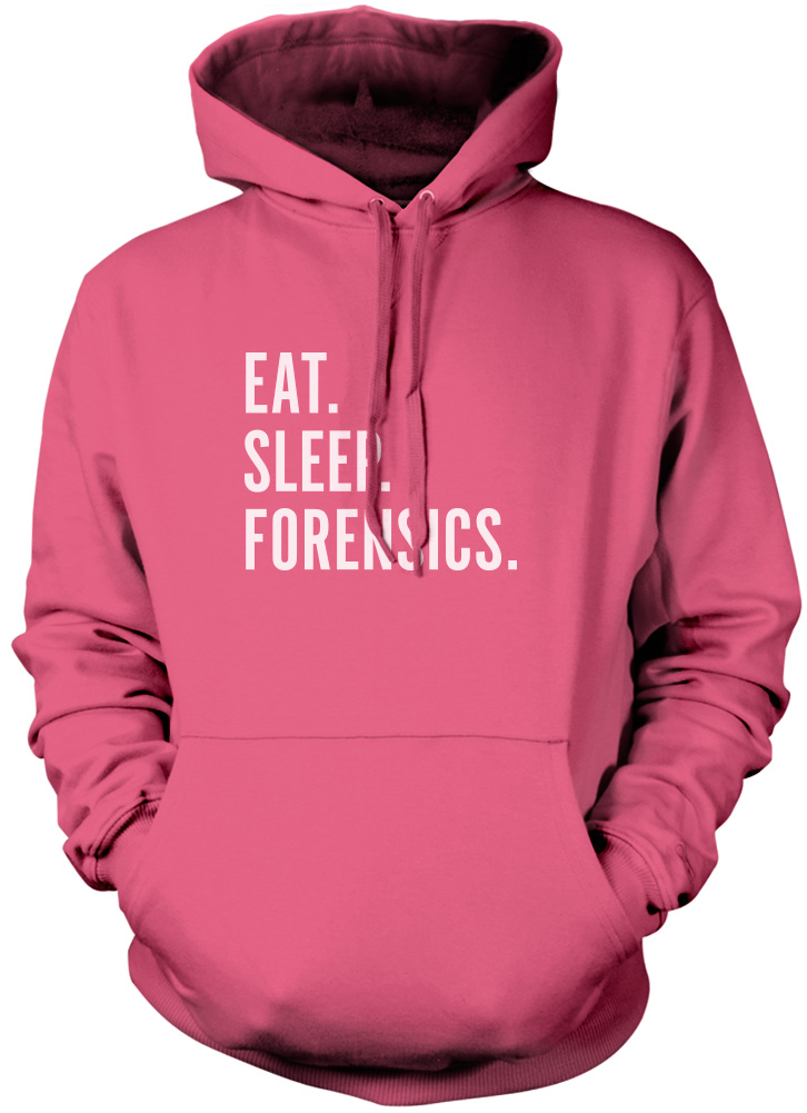 Eat Sleep Forensik - Wissenschaft Pathologie Student Unisex Hoodie - Bild 7 von 7