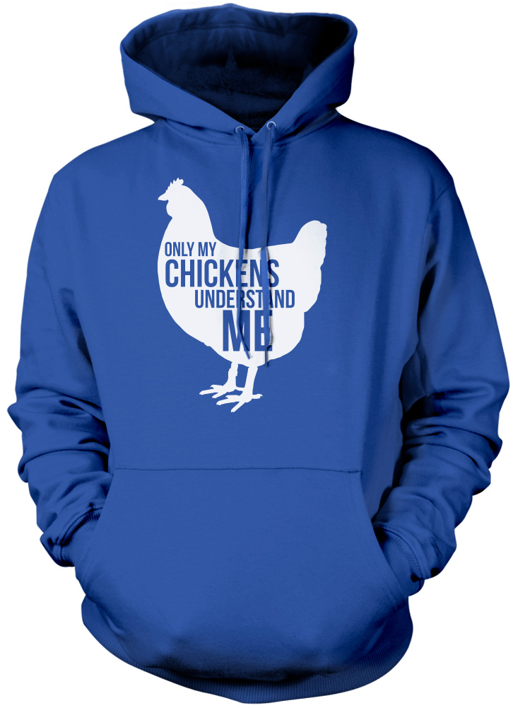 Only My Chickens Understand Me Unisex Hoodie - Bild 4 von 4
