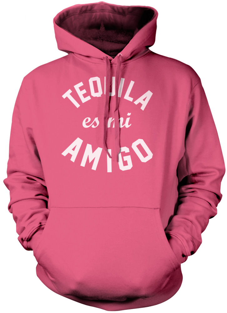 Tequilla ES AMIGO-Tequila PATRONO foto regalo festa Unisex Felpa Con Cappuccio 