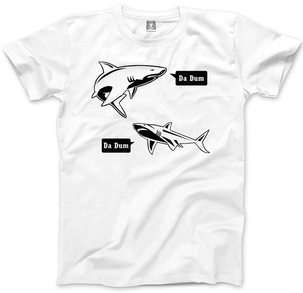 Funny Sharks Gift Movie Kids T-Shirt Da Dum Shark 