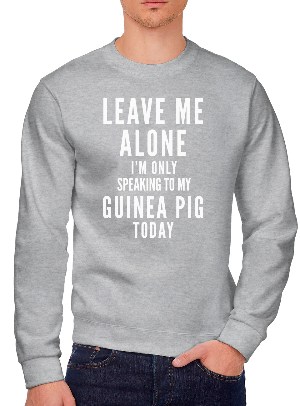Leave Me Alone I'm Only Talking To My Guinea Pig Pet Youth & Womens Sweatshirt 
