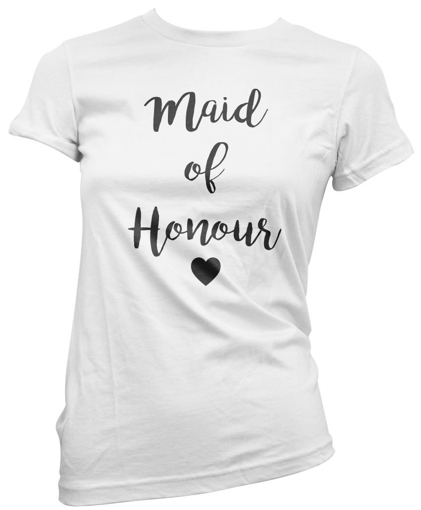 maid of honour t shirt