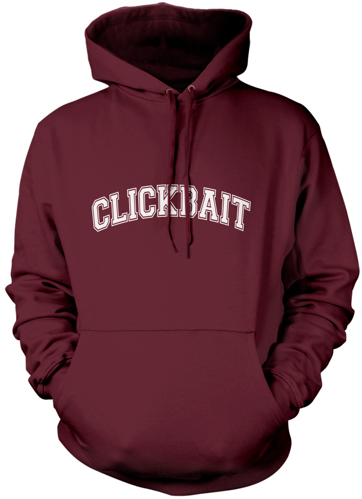 Clickbait pink clearance hoodie