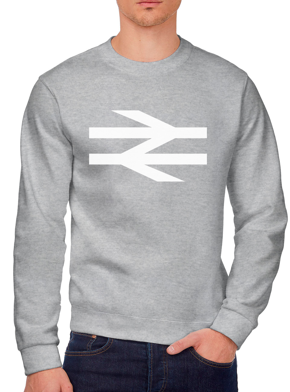British Rail Logo Football Matchday Crew T-Shirt Jugend & Herren Sweatshirt Vintage - Bild 4 von 6
