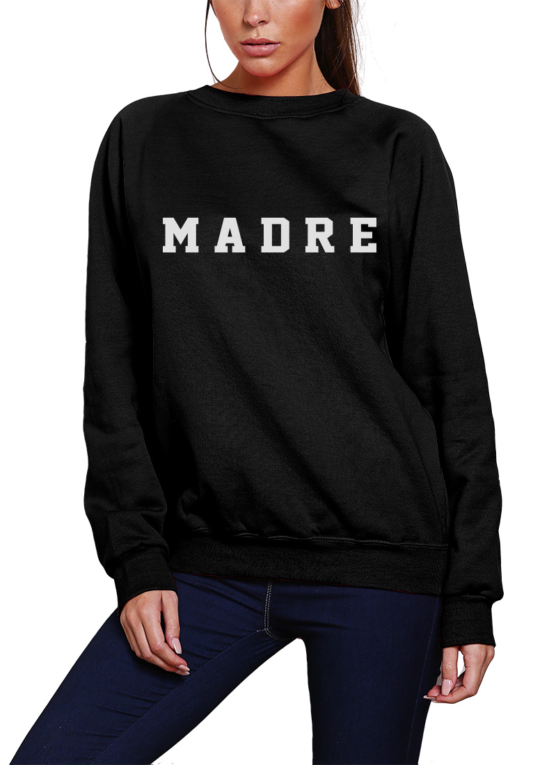 Madre - Mutter Mama Mama Jugend & Damen Sweatshirt - Bild 3 von 4