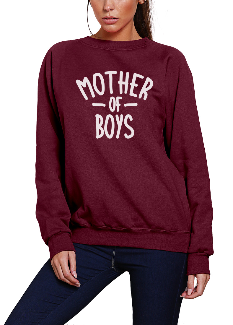 mother of boys sweatshirt