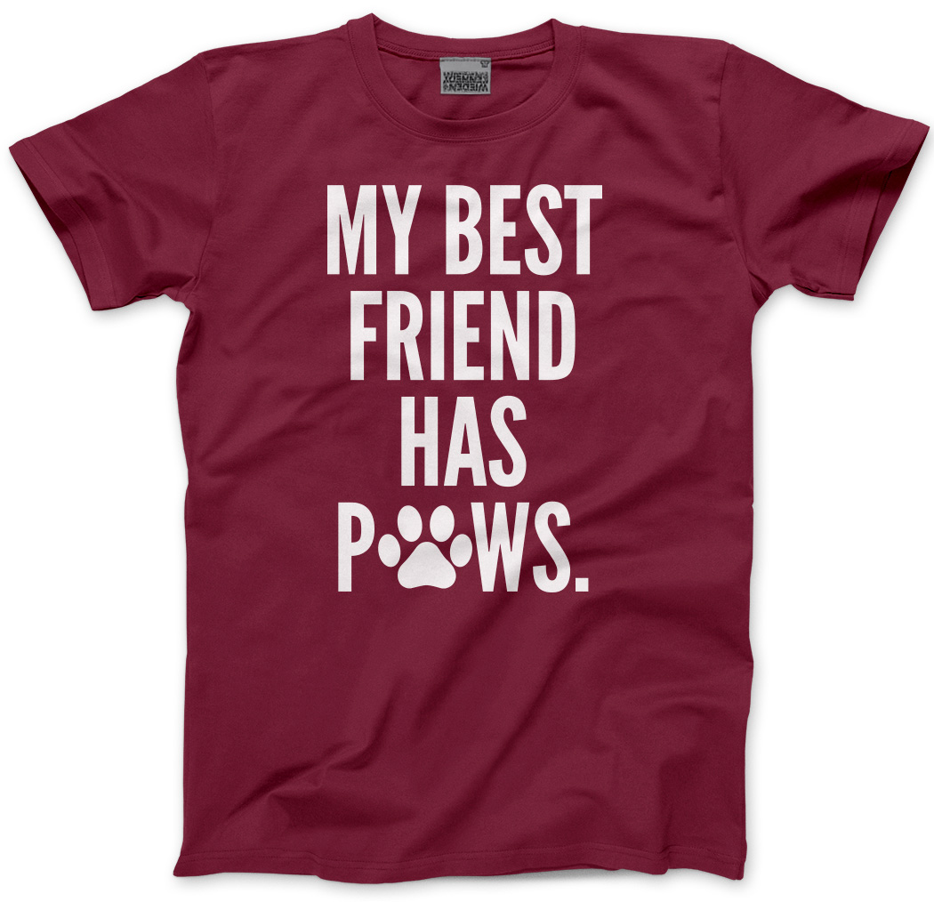 my best friend has paws shirt