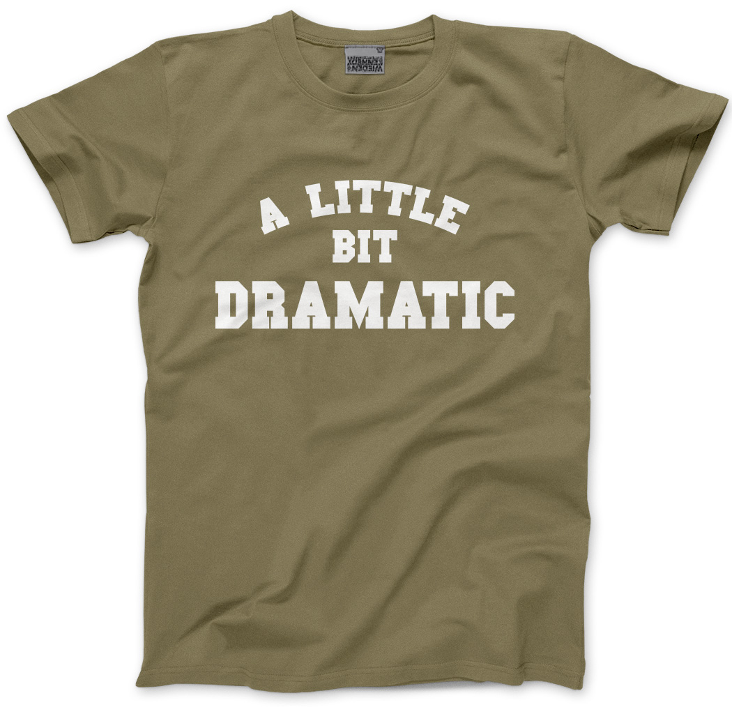 A Little Bit Dramatic Drama Theatre Student Group Kids T-Shirt 