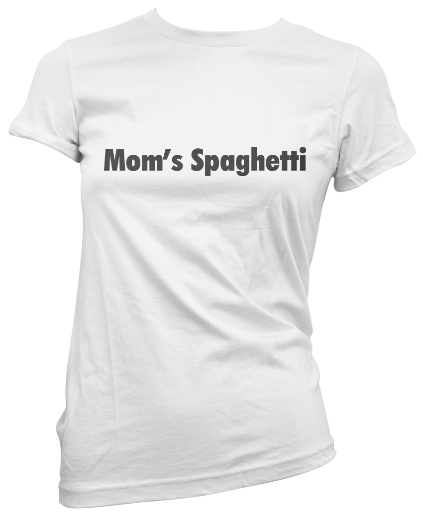 Mom's Spaghetti Rap Funny Lose Yourself Womens T-Shirt