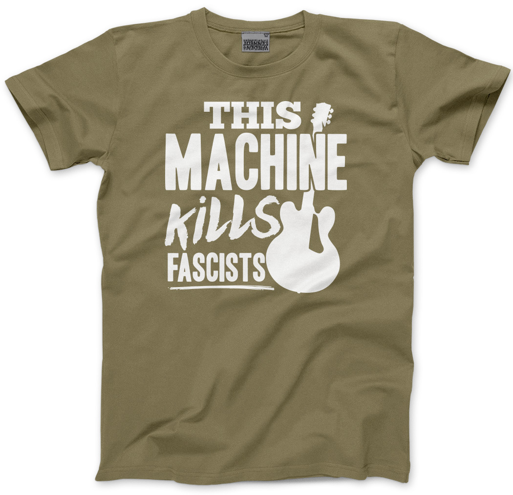 this machine kills fascists t shirt